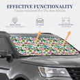 thumbnail image 4 of Fotbe Watercolor Flowers 2-Piece Car Windshield Sun Shade | Sun Blocker for Car Windshield | Foldable Automotive Interior Accessories for Sun Protection-Small, 4 of 7