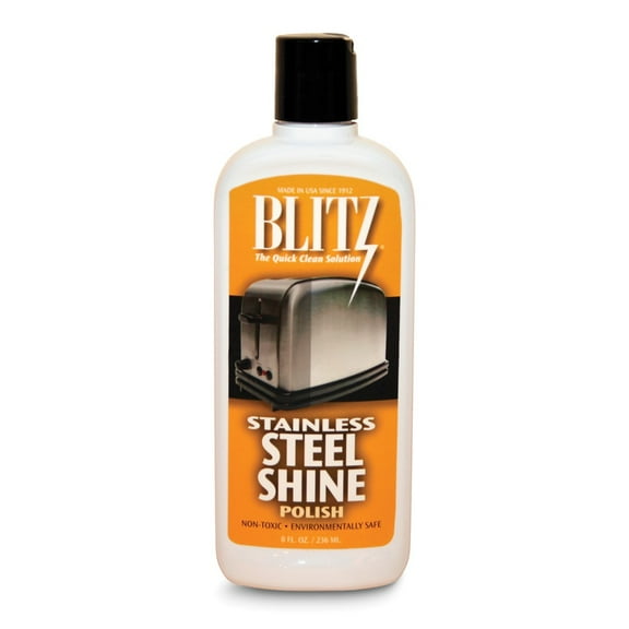 Blitz 8oz Stainless Steel Liquid Polish Bottle QGM506