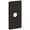 Venetian Bronze, variant on Baldwin R052.Idm R052 Rectangular Dummy Rosette Only From The Estate Collection - Black