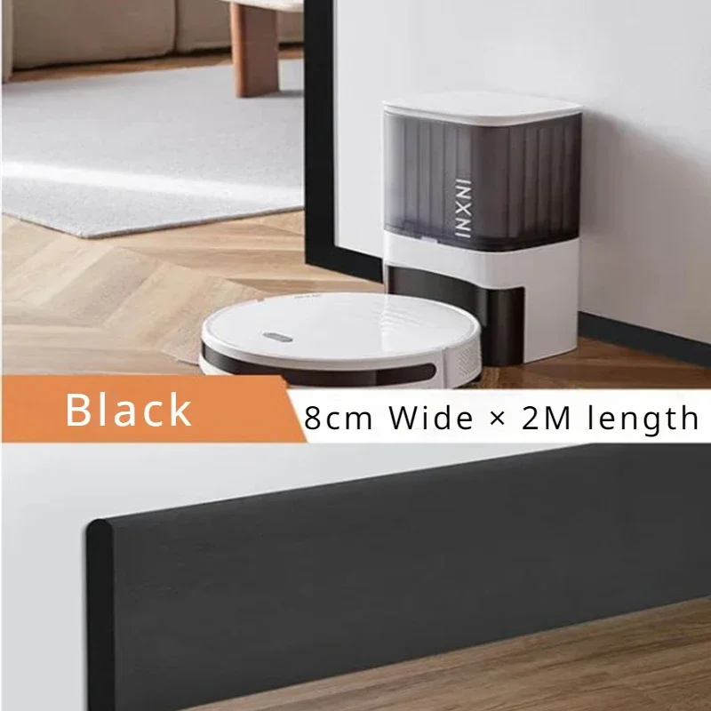 Self Adhesive Corner Guard Trim 2M Waterproof 3D Skirting Line for Kids Room Wall Edge Protection Decor
