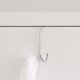 thumbnail image 1 of Home Basics Gancho doble sobre la puerta con pomos redondeados, multiusos para colgar ropa, toallas, abrigos, cromado, 1 of 1