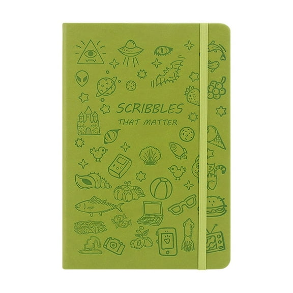 Journal Notebook A5 Daily Journaling Diary Notebooks for Personal Writing Creative Prompts for Conversations & Drawing, Work, 160gsm Thick Paper, Hard cover, Lay Flat Binding