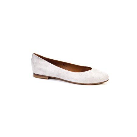 

Margaux Women s Slide On Round Toe Suede Ballet Flats Gray Size 35