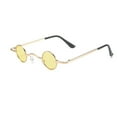 thumbnail image 1 of Mini Sunglass Eye Protector Retro Eyewear Fashionable Multicolored Small Sweet Gift Chic Design Attractive Kid Supplies Gold/Yellow, 1 of 9