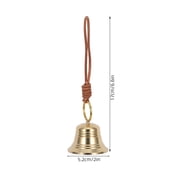 LOLIPPYY Retro Style Solid Brass Wall Mounted Doorbell Pendant for Home and Garden Decorative Use