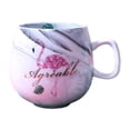 thumbnail image 1 of Taza de Taza de de cerámica grande de 12 onzas Taza de de , taza de perfecta negra grande U0212 gris, 1 of 6
