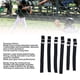 thumbnail image 3 of Correas De Engranaje Para Receptores De Béisbol, Transpirables, 6 Piezas, Correas Protectoras Para Espinilleras Con Hebilla De Metal, Elásticas Con Hebillas De Metal Inoxidables, 3 of 7