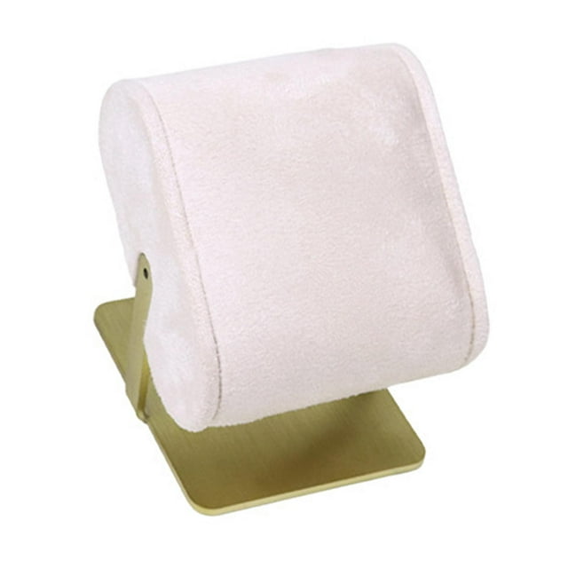 Soporte para relojes, soporte para guardar joyas, organizador de joyas multifuncional para hombres, para relojes y collares, para accesorios del hogar Beige Blanco