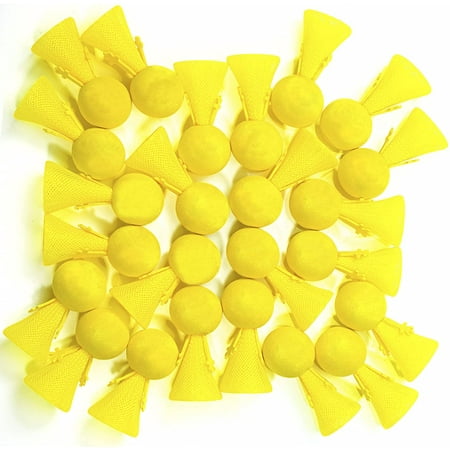 EAYY Jumping Popper Spring Launchers Bouncy Toy Balls 24 Pcs(Yellow ...