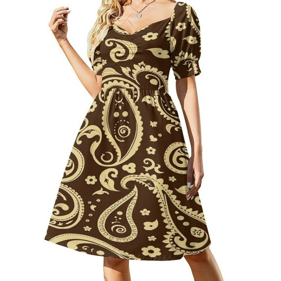 Paisley 2025 Dress Evening Elegant And Chic Women for Outfits Beach Clothes Women Dress