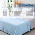 thumbnail image 6 of Cooling Blanket for Hot Sleepers & Night Sweats – Lightweight Breathable Summer Comforter, Double-Sided Cool Fabric, King Size, Gray/Blue, 6 of 9