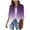 Purple, variant on Patlollav Plus Size Womens 3/4 Sleeve Cardigan Fashion Casual Comfortable Winter Blouse