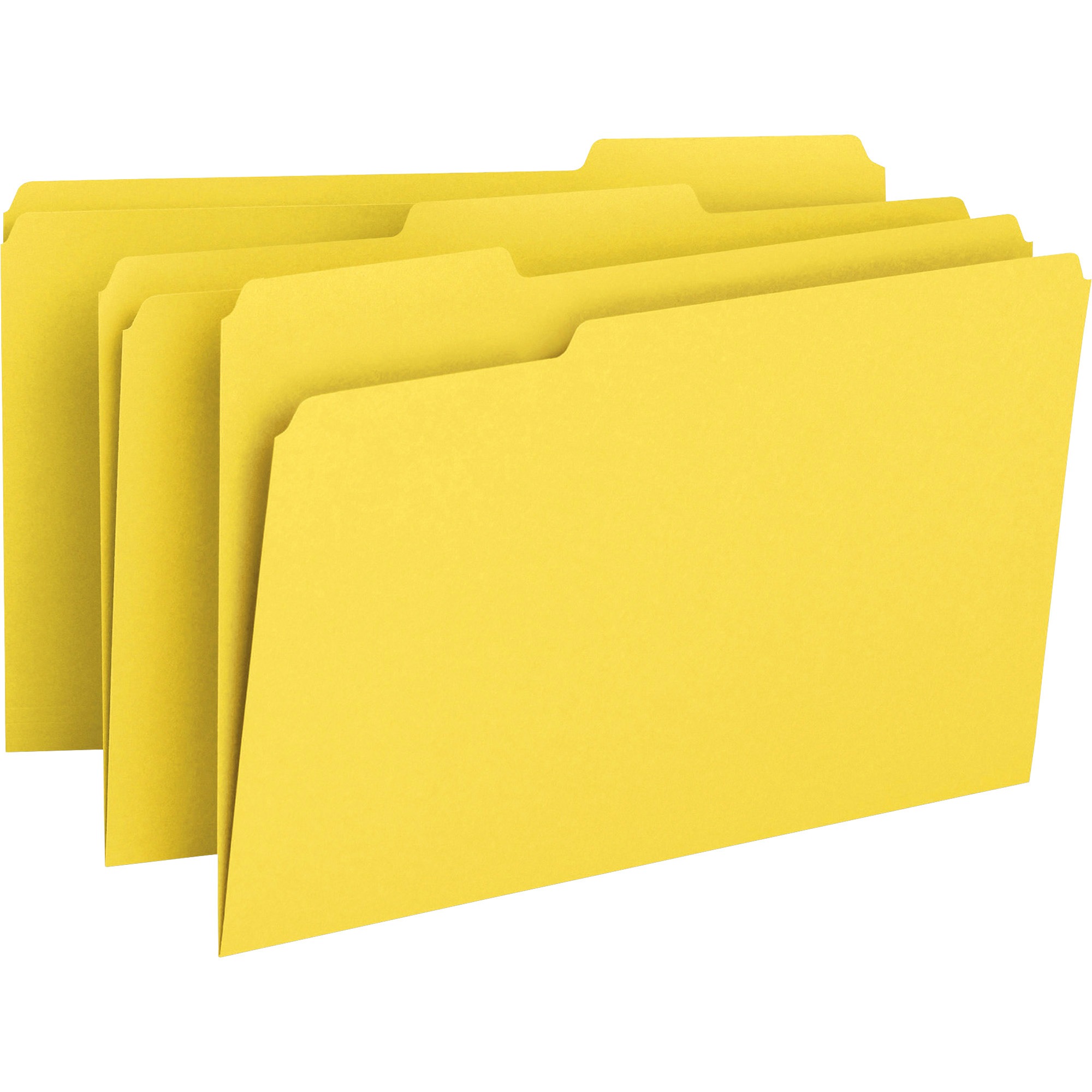 Smead File Folders, Yellow, 100 / Box (Quantity)