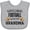 AC-Heather Grey, variant on Inktastic Watching Football with My Grandma Boys or Girls Baby Bib