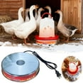 thumbnail image 2 of WMQPNNS New Trending Stainless Steel Heated Waterer Bowl With Constant Temperature Control for Poultry Birds In Winter Season, 2 of 9