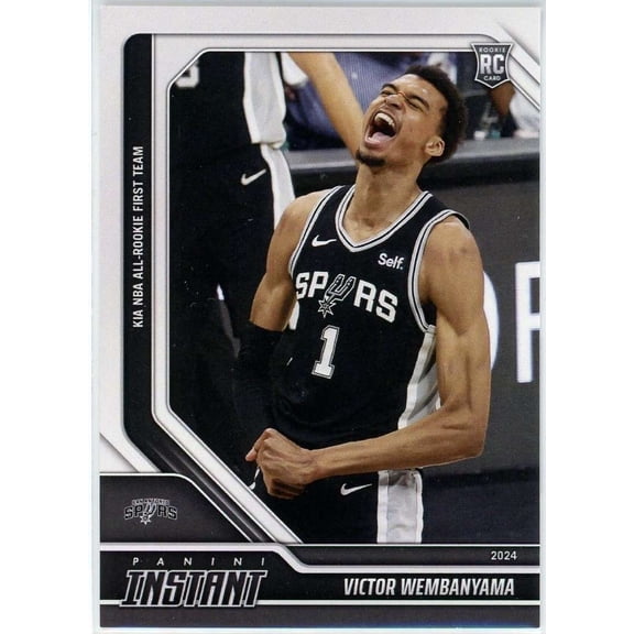 NBA 2023-24 Instant All-Rookie First Team Basketball Victor Wembanyama #577 (Rookie)