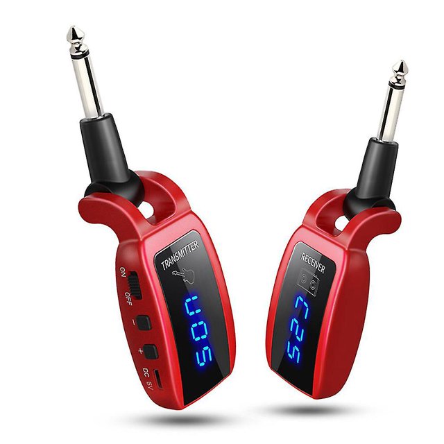 Receptor transmisor de sistema inalámbrico de guitarra recargable para guitarra eléctrica