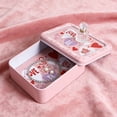 thumbnail image 6 of Eolstice Iron Gift Box, Candy Baking Biscuits Cookies Tin, Sturdy Metal Packaging Box, For Gift Giving, Treat Storage, Children's Party Favor, Cookie Container, Decor Box(Pink), 6 of 7