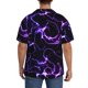 thumbnail image 3 of Balery Galaxy Lightning Camisa Casual de Manga Corta con Botones para Hombre, Texturizada, Estilo Cubano, para Playa, Verano-XX-Large, 3 of 5
