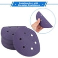 thumbnail image 3 of Unique Bargains 50 Pcs Sanding Discs, 6 Inch 6 Hole Hook and Loop Sandpaper Universal for Metal, Wood, Automotive Repair Durability Ceramic Polyester Film Purple 220 Grit, 3 of 7