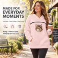 thumbnail image 4 of Cat Hoodie with Pouch, Pet Pouch Hoodie for Women with Kangaroo Pocket, 4 of 6