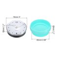 thumbnail image 2 of Waterproof Bathroom Clock Battery Operated Wall Clock with Suction Cup, Green 2 Pack, 2 of 7