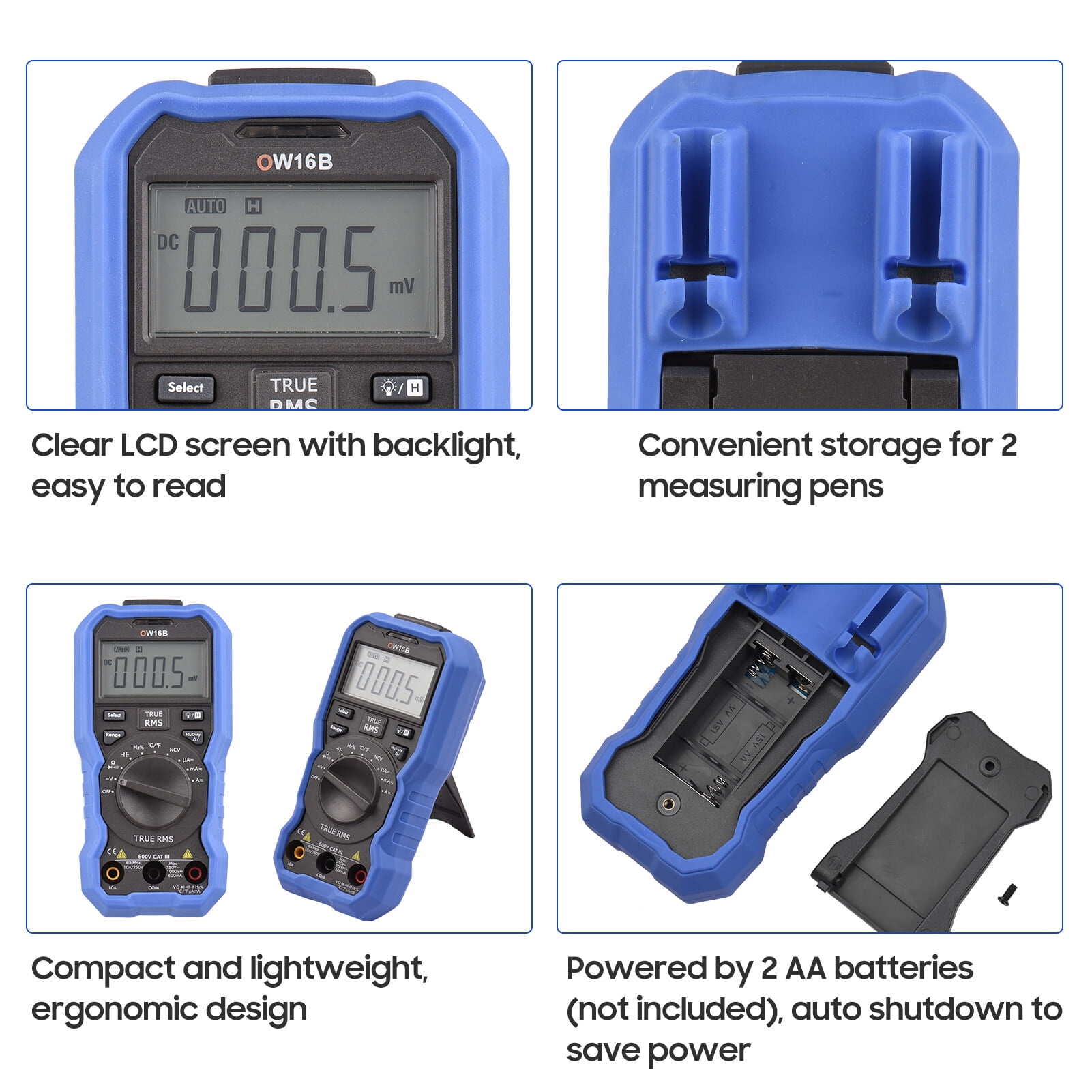 Multimeter,Ncv Test Ow16b Bt With Bt With Offline Meter Ncv Test Rms Tester With Tester With Meter Buzhi Ow16b Ow16b Bt With Meter Ncv With Offline 5999 Huiop Volta. Qisuo