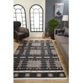 thumbnail image 2 of Ixtapaluca Black Modern Polyester Area Rugs for Living Room Washable Rugs Boho Moroccan Area Rug Soft Geometric Bohemian Carpet Distressed Indoor Rug for Bedroom Dining Room Office Nonslip Rug, 2 of 9