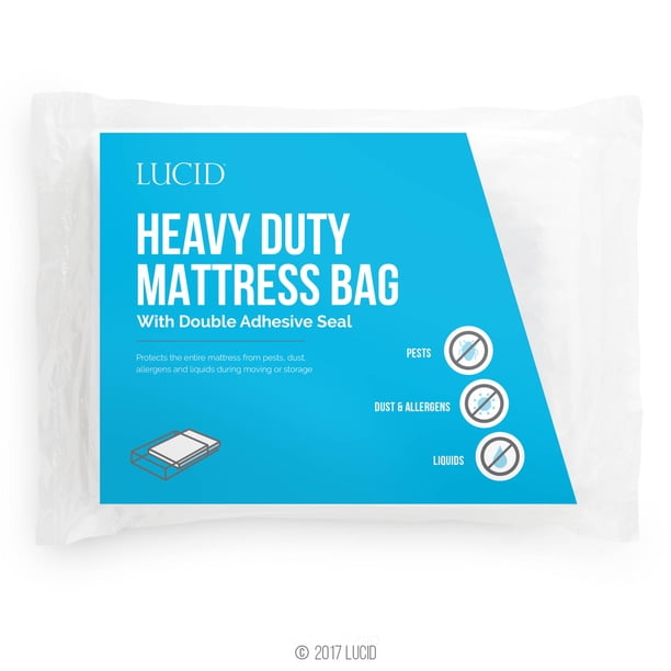 Lucid Heavy Duty 3 mil King Mattress Moving and Storage Bags with