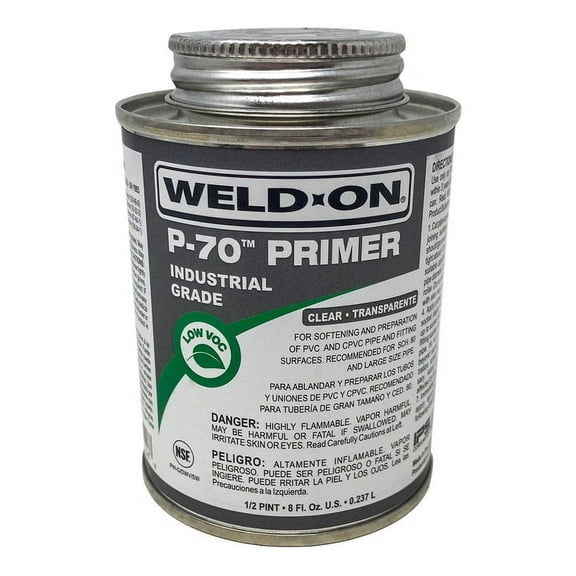 Weld-On P-70 Clear PVC Premium Industrial Strength Primer - Pint - 10226