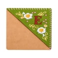 thumbnail image 1 of Unique Bargains Embroidered Corner Bookmark Cute Flower Stitched Triangle Book Page Mark for Book Lover Teacher Green Letter E, 1 of 7
