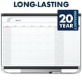 thumbnail image 3 of Quartet Prestige 2 Total Erase Monthly Calendar 36 x 24 Graphite Color Frame CP32P2, 3 of 8
