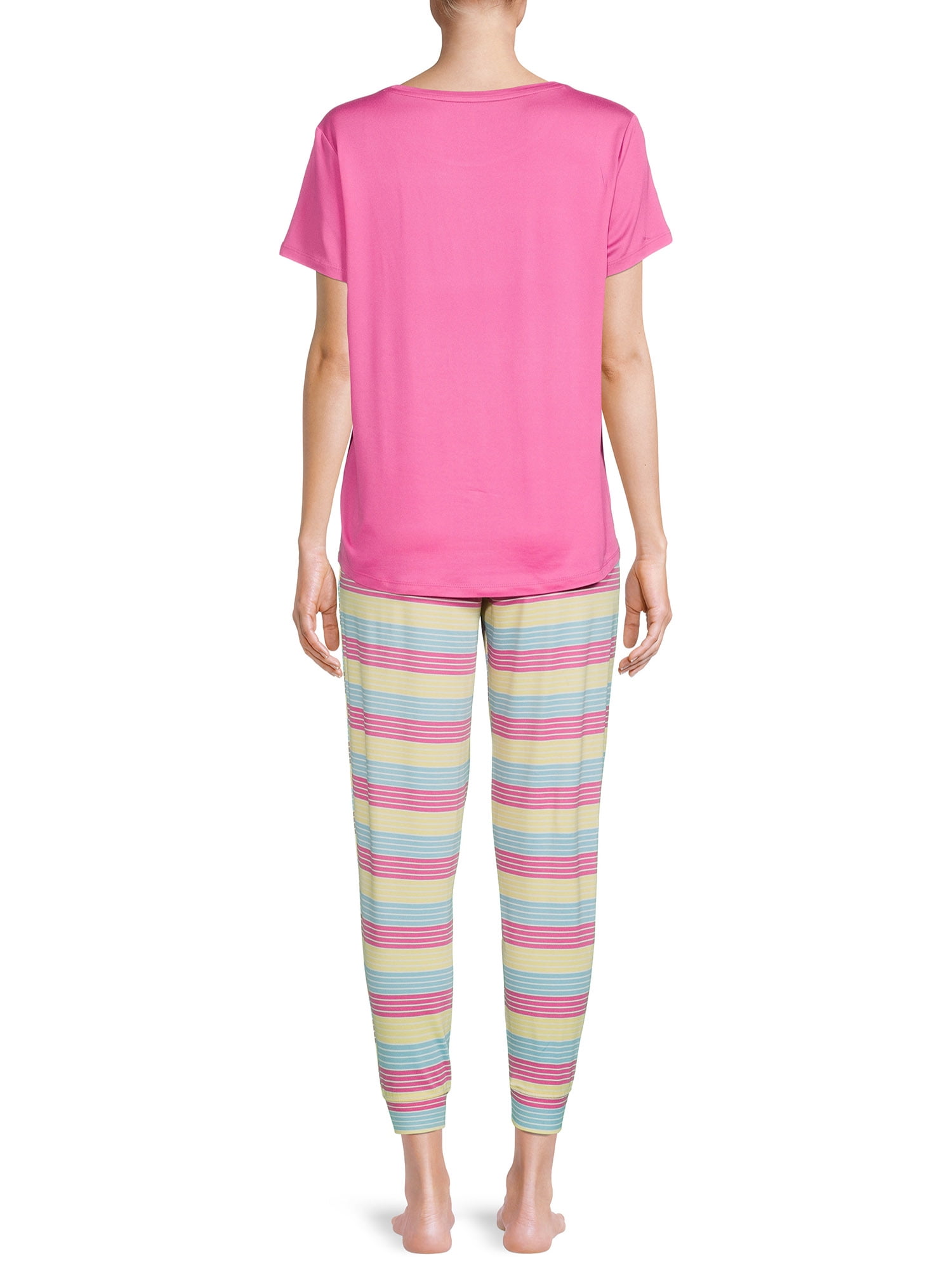 Secret Treasures Women's and Women's Plus Size T-Shirt and Joggers Pajama Set, 2-Piece
