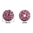 thumbnail image 4 of Venta al por mayor de cuentas de cristal de diamantes de imitación de moda redondas de 6 mm, 8 mm y 10 mm, cuentas de verano, pulsera Diy, accesorios para hacer joyas de Bohemia para mujer, 4 of 5
