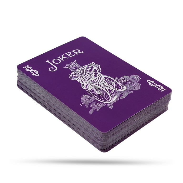 Purple Playing Cards Bicycle Deck Walmart