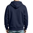 thumbnail image 6 of Men's Full Zip Hooded Sweatshirt, Lightweight Athletic Zip Up Hoodie with Pockets, Long Sleeve Casual Running Track Jacket for Gym and Sports, 6 of 6