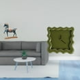thumbnail image 2 of Escultura De Caballo De Pie, Adorno Para Estantería De Sala De Estar, Reloj De Pared Cuadrado Silencioso Y Preciso Para Baño, Cocina, Estudio, Etc., 2 of 8