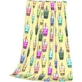thumbnail image 3 of Kids Cute Boba Tea Cartoon Throw Blanket for Boys and Girls 50"X40" Blanket with Bubble Tea on It Suitable for All Season, 3 of 6