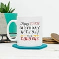 thumbnail image 6 of 70th Birthday Gifts for Women - Happy 70th Birthday Not A Day Over Fabulous Coffee Mug - 70 Year Old Present Ideas for Wife, Mom, Grandma, Sisters, Her, Friends, Colleague - 11 oz, 6 of 6