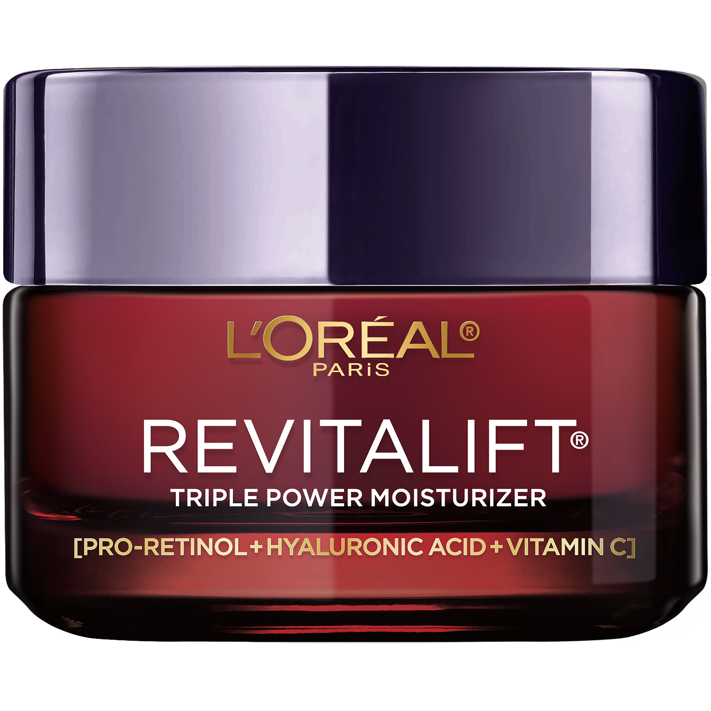 L'Oreal Paris Revitalift Triple Power Anti-Aging Face Moisturizer Cream, 1.7 oz