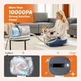 thumbnail image 6 of 2.5L Cup Professional Pet Grooming Vacuum Kit, 3 Suction Modes and 5 Groomer Tools with Cordless Low Noise Dog Clippers for Cats, Other Animals Hair Trimmer, 6 of 10