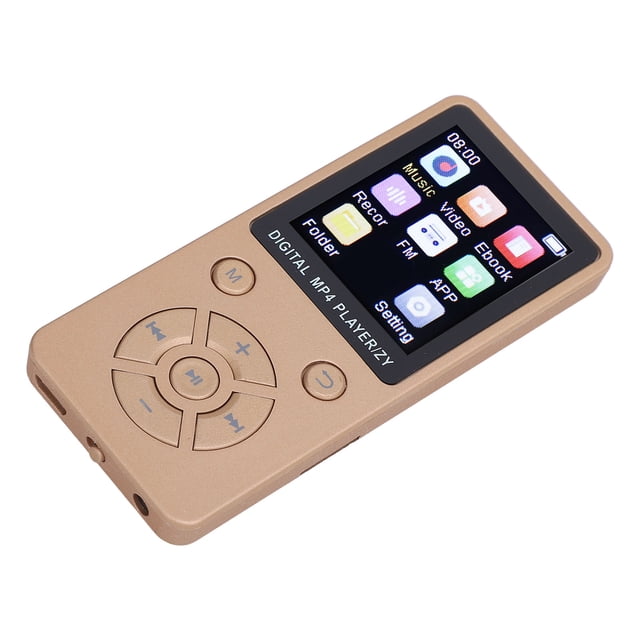 Portable Music Player with 1.8 Inch Screen, BT MP3 Player with FM / Video / Photo Viewer / E Book for Kids, HiFi Sound MP3 Music Player for Running Jogging Cycling