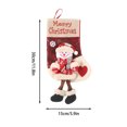 thumbnail image 3 of Darzheoy Christmas Stockings, 2 Pcs Long-Leg Snowman Doll Embroidery, Indoor Outdoor Christmas Decorations, Holiday Family Decor, Mantel Decor for Fireplace Home, 3 of 7