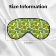 thumbnail image 5 of Salouo Kiwi Fruits Summer Pattern Sleep Mask,Sleep Eye Mask & Blindfold Eye Sleep Shade Cover with Elastic Strap Soft Eye Cover Eyeshade for Night Sleeping Travel & Nap, 5 of 7