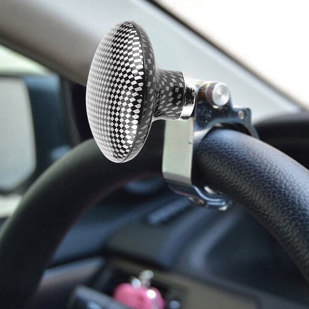 Perilla Giratoria Universal Para Volante De Coche, Control De Bola De Potencia Para Una Conducción Segura Y Cómoda, Color Plateado