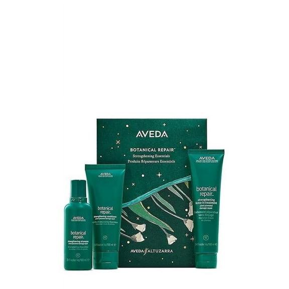 AVEDA Botanical Repair Strengthening Essentials, gift set (shampoo, conditioner and leave in treatment) travel TSA