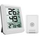 thumbnail image 1 of CHAO Termómetro higrómetro digital, termómetro interior y exterior con transmisor inalámbrico, monitor de temperatura y medidor de humedad, pantalla LCD grande, /, 1 of 5