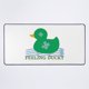 thumbnail image 1 of Una NUEVA alfombrilla de escritorio con forma de patito de goma verde Feeling Ducky, 1 of 1