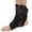 Black, variant on Toudaret 1 Pc Ankle Brace Maximum Metal Support for Men & Women, Compression Foot Support for Sprained Ankle, Lace up Ankle Support for Running Volleyball Left/Right