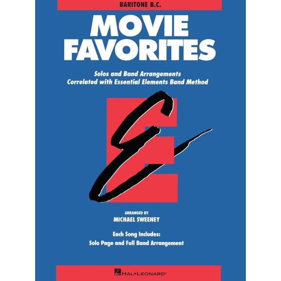 Essential Elements Movie Favorites: Baritone B.C., (Paperback)
